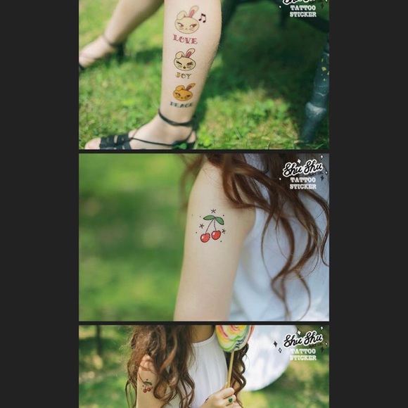 2set of kids temporary tattoo stickers 🍒 - Picture 3 of 8